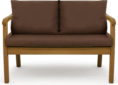 Produktbild von Gartenkissen Set braun – 110x50 + 2x50x56 cm – Für Gartensofa – Weiche Auflagen für Rattan/Polyrattan – Abnehmbare Bezüge