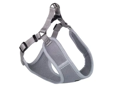 Image de Harnais Nobby Mesh Reflect gris, tour de poitrine : 69-83 cm