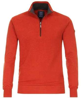 Produktbild von Troyer aus 100% Baumwolle, Orange, Größe L