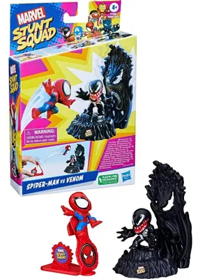 Immagine prodotto di Marvel Stunt Squad Spider-Man vs Venom 14x21,5cm Hasbro