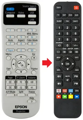 Fernbedienung passend für EPSON 2181788 | 218178800 | EB-955W