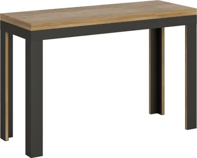 Produktbild von ITAMOBY - Klapptisch 120x45/90 cm Linea Double Eiche Natur Gestell in Anthrazit