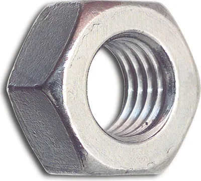 Produktbild von DIN934 M 3 Edelstahl A4-50 Sechskantmutter, gleitmobeschichtet transparent