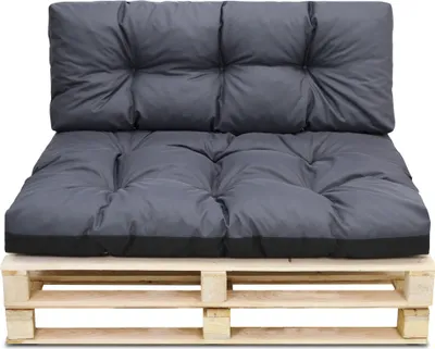 Produktbild von Palettenkissen Outdoor Kissen Sitzkissen 80x120 cm - Auflagen für Paletten Europaletten Palettensofa und Palettenmöbel Palettenpolster