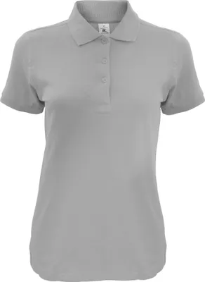 Image de B&C Femmes Safran Polo à manches courtes RW4828 (XL) (Gris clair)