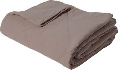Produktbild von Decke Überwurf 100% Baumwolle 140 x 200 cm Skandinavisch Helllila