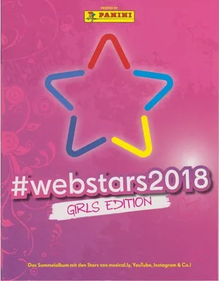 Produktbild von Webstars 2018 Girls Edition - Sammel Sticker - 1 Album