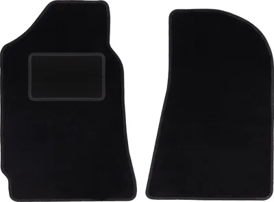 Zdjęcie produktu dla Wielganizator dywaniki welurowe LUX przednie do FSO Polonez liftback (1971-2002) - czarne dywaniki samochodowe BASIC komplet (2 szt.)