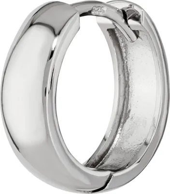 Produktbild von Einzel 925er Sterlingsilber Klappcreole Ohrring 14 X 4,2mm Anlaufgeschützt 4809