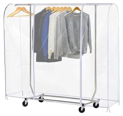 Produktbild von Solidchoice – Robuster Kleiderständer mit Schutzhülle und 2 strapazierfähigen Reißverschlüssen