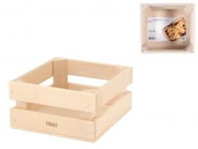 Produktbild von H&H Holzschatulle, Maße: 16 cm x 15,5 cm x 8 cm