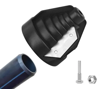 Rohrentgrater für Kunststoffrohre 20–63 mm, mit Bohreranschluss