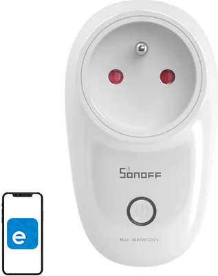 Immagine prodotto di Presa Wifi intelligente Sonoff S26R2Tpe-Fr S26 (tipo E)