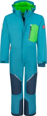 Zdjęcie produktu dla Kombinezon śnieżny dziecięcy Trollkids Kids Isfjord Snowsuit XT zimowy niebieski (639-104)