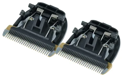 Produktbild von vhbw 2x Scherkopf kompatibel mit Panasonic ER-1511, ER-1610, ER-154, ER-1512, ER-152, ER-1510, ER-151, ER-153, ER-160, ER-1611 Rasierer Schwarz