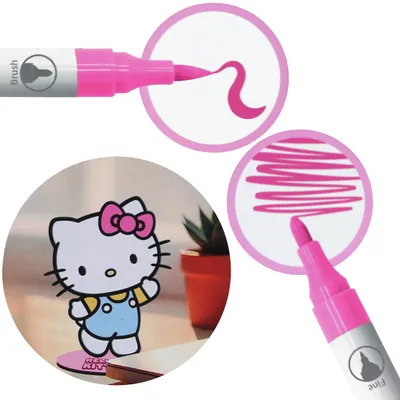 Produktbild von Hello Kitty Malen nach Zahlen, Kreativset für Mädchen, künstlerisches Malset