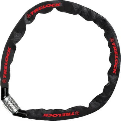 Immagine prodotto di Trelock 8004394 Lucchetto a catena combinato 110cm, Ø 4mm BC 115/110/4, senza supporto, nero