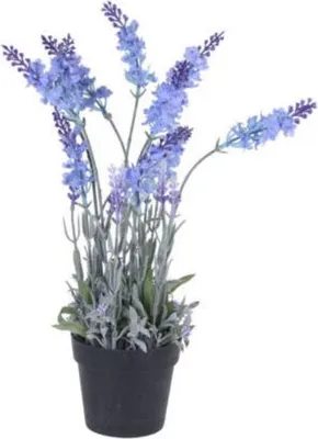 Image de Lavande artificielle en pot, 40 cm