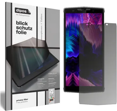 Produktbild von Schutzfolie für Doogee BL9000 Blickschutzfolie matt Folie Display Schutz dipos