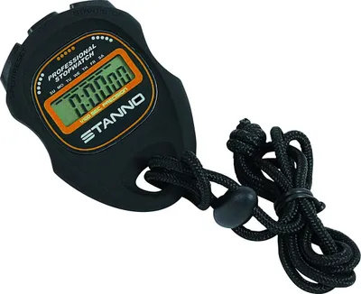 Productafbeelding van Stanno Stopwatch - Zwart | Maat: UNI