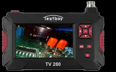 Immagine prodotto di Telecamera di ispezione della batteria TV 280 4,3 pollici 6mm cavo l.2m TESTBOY