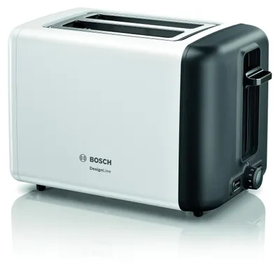 Produktbild von Bosch TAT3P421DE Toaster 2 Scheiben Brötchen-Aufsatz Automatische Abschaltung