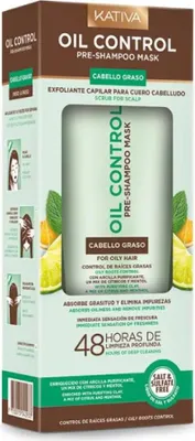 Zdjęcie produktu dla Kativa Oil Control Shampoo Multicoloured 200ml