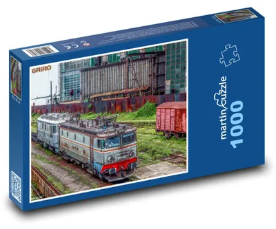 Zdjęcie produktu dla Puzzle 1000 Rumuński pociąg przemysłowy - martinpuzzle
