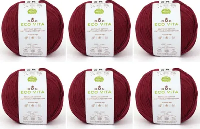 Obrázok produktu pre 6x DMC Eco Vita – priadza z 80 % recyklovanej bavlny a 20 % recyklovaných vlákien, 388 (farba 55)