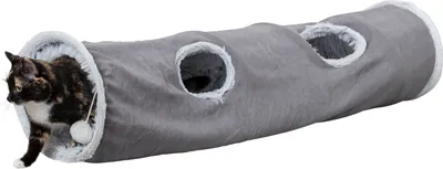 Produktbild von TRIXIE Spieltunnel Harvey - grau - ø 27 × 116 cm