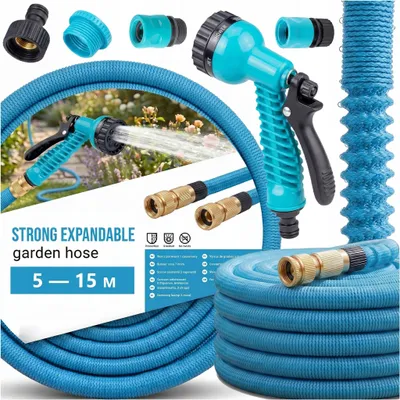 Obrázek produktu pro ROZTAŽITELNÁ HADICE MODRÁ 5–15 m