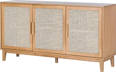 Produktbild von home24 Sideboard - Wiener Geflecht / Echtholzfurnier