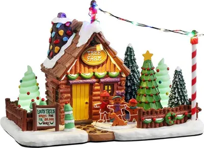 Productafbeelding van Lou'S Tree Farm B/O (4.5V) Kersthuisje LEMAX