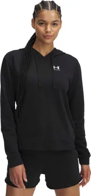 Produktbild von Under Armour Rival Terry Kapuzenpullover Schwarz M Frau Schwarz M