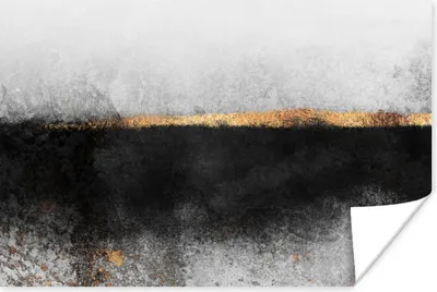 Produktbild von MuchoWow® Poster Gold - Abstrakt - Luxus 120x80 cm - Bilder