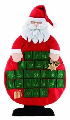 Image de Calendrier de l'Avent, thème : Père Noël