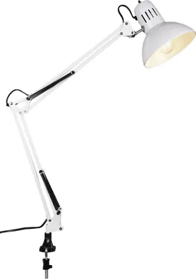 Produktbild von TRIO Klemmleuchte Tajo 5029010-01 weiß, für E27 max. 40 W