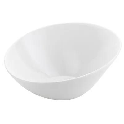 Productafbeelding van Florina, schuine saladeschaal van porselein, 23,5 cm