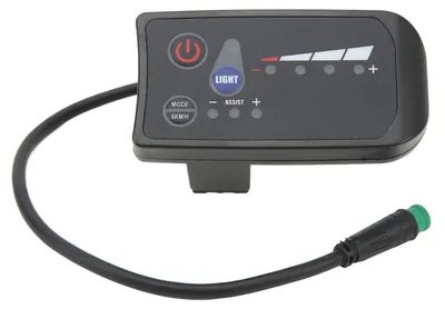 Obrázek produktu pro Elektronický displej pro elektrokola s vodotěsným 5-pinovým konektorem