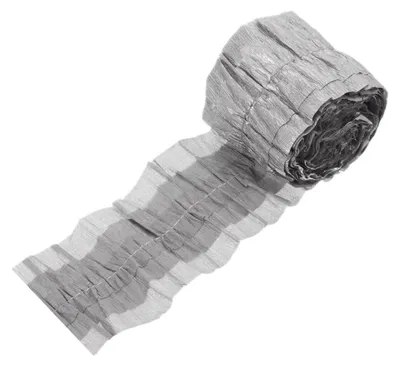 Papierschlangen, 9,84 m, silber, für Feste & Basteln
