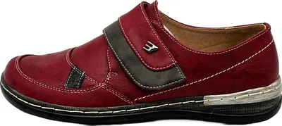 Produktbild von Venustein Damen Slipper bequeme Mokassins Halbschuhe Loafer 9558M, Rot, Größe 37