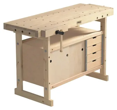 Produktbild von Sjöbergs Hobelbank Nordic Plus 1450 inkl. Schrankbausatz 0042 Hobby 35011