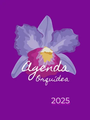 Zdjęcie produktu dla Kompletny planer na rok 2025, wzór Orquídea