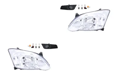 Produktbild von Scheinwerfer Satz passend für Toyota Corolla E12 04-07 H7 H7 +Nebel+Leu. 5212702120 8121002090 5212802110 8122002090 8113013330 8117013 Johns