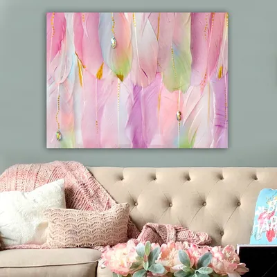 Produktbild von Wallity, 1015336264_70100- HPE1639, Bunt, Leinwandbilder, 70 x 100 cm, 100% Leinwand