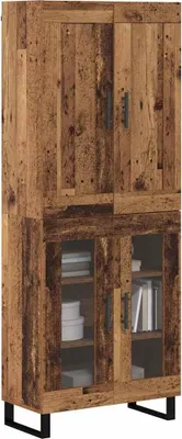 Produktbild von vidaXL Highboard Altholz 69,5 x 34 x 180 cm Holzwerkstoff