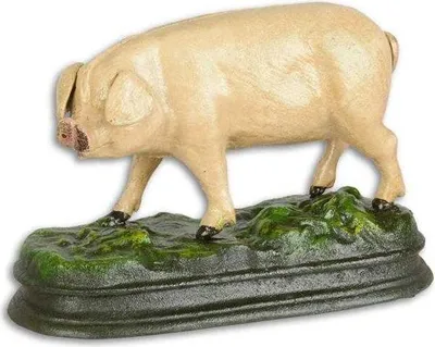 Produktbild von Skulptur Figur Gusseisen Schwein