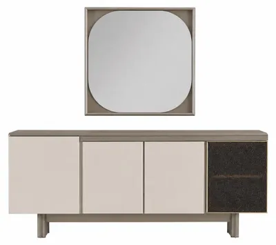 Produktbild von Nara Sideboard mit Spiegel, Produktauswahl:Sideboard mit Spiegel, KI-generiertes Bild