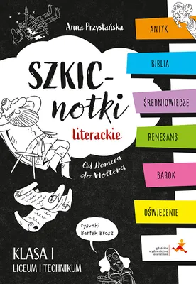 Productafbeelding van Szkicnotki literackie od Homera do Woltera dla liceum i technikum