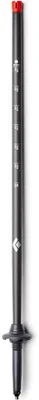 Ersatzteil für Trekkingstöcke; Wæs Carbon Lower Shaft von Black Diamond; schwarz mit rotem Ende.